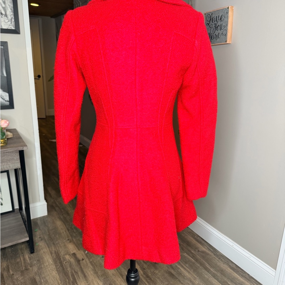 Guess Red and Black Patterned Jacket - image 2